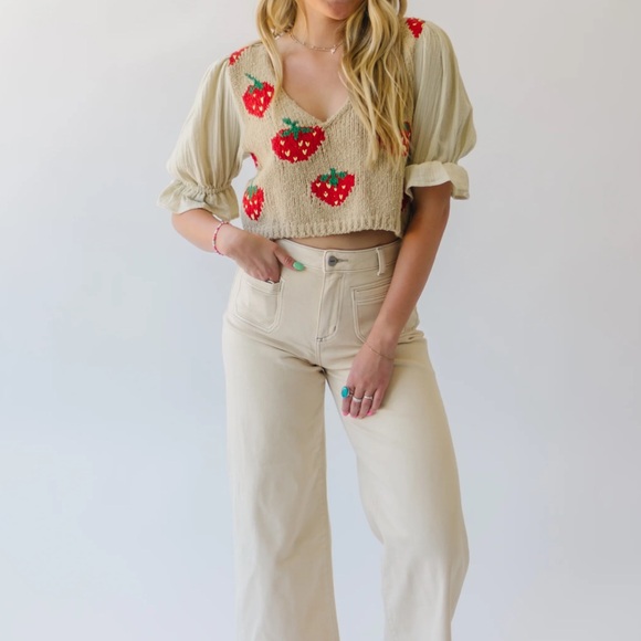 Free People: Strawberry Jam in Strawberry Dawn Combo - Picture 3 of 4